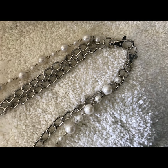 ❤️❤️❤️Lovely Belt Pearl And Chain - Picture 3 of 3